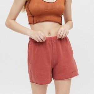 Champion Orange Lightweight Fleece Short